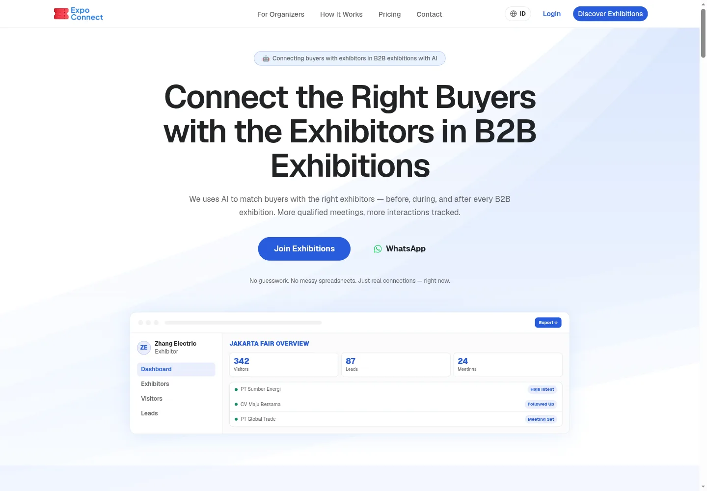 Website ExpoConnect
